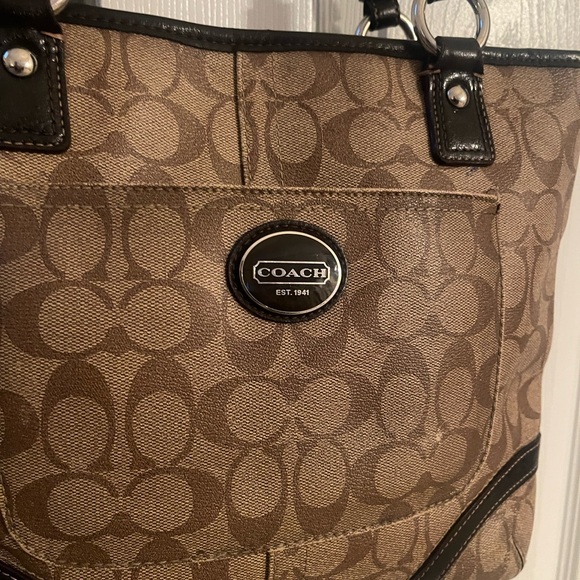 Coach Brown Tote Bag - Picture 2 of 14